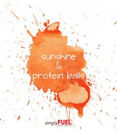 Sunshine & protein balls!