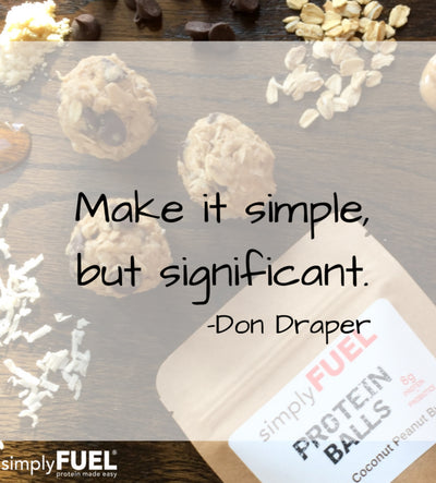 Make it simple, but significant!