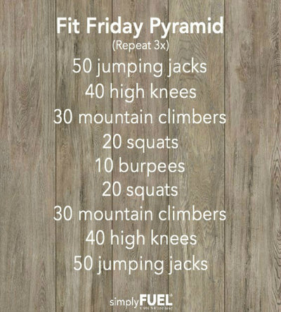 Fit Friday Pyramid Workout