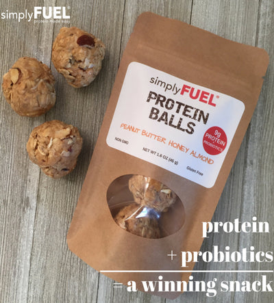 Protein + probiotics = a winning snack!