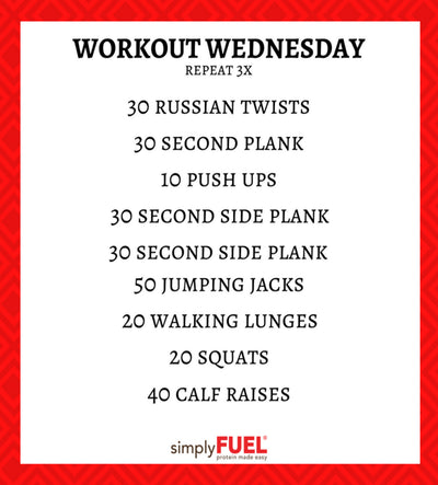 Workout Wednesday!