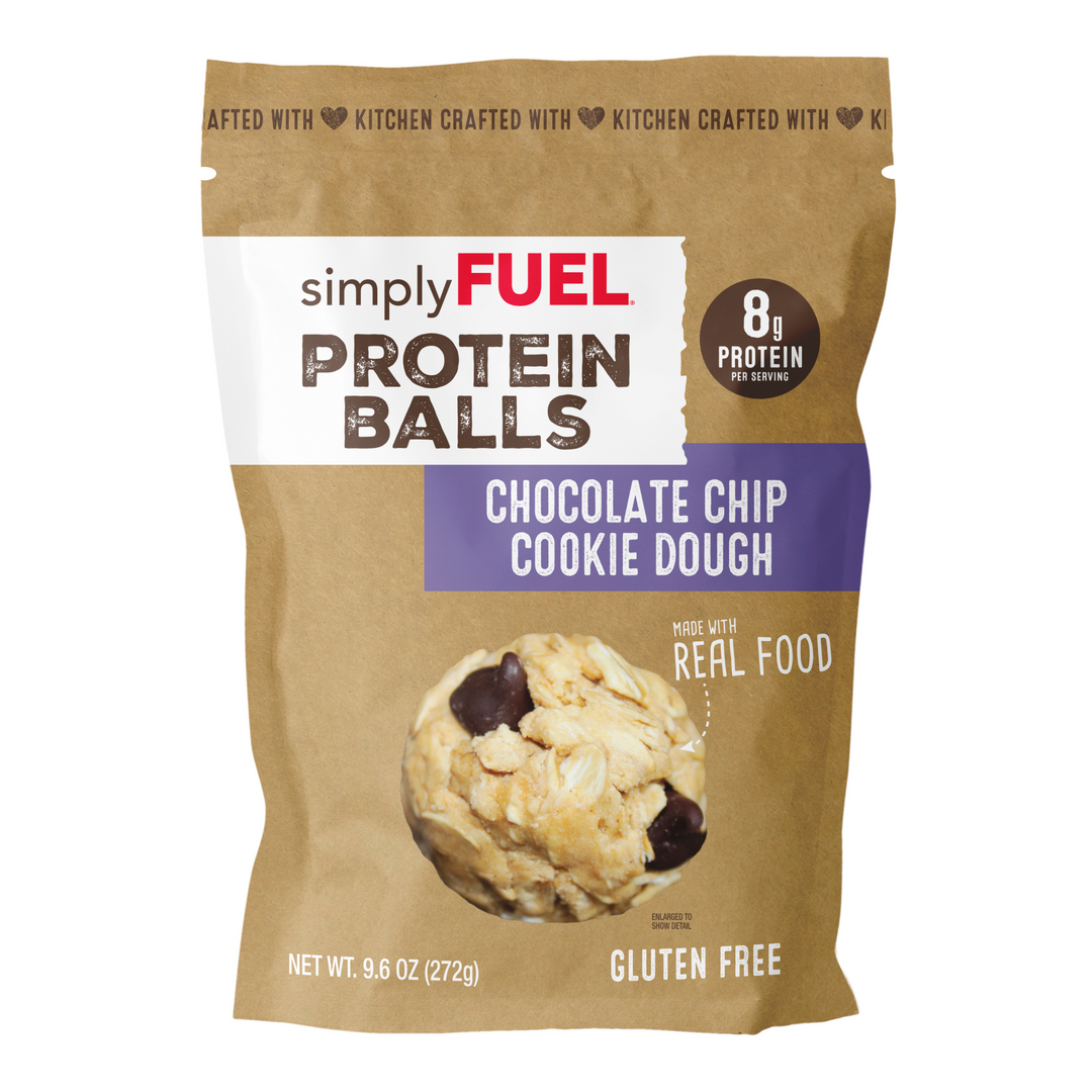 Chocolate Chip Cookie Dough Protein Balls – simplyFUEL