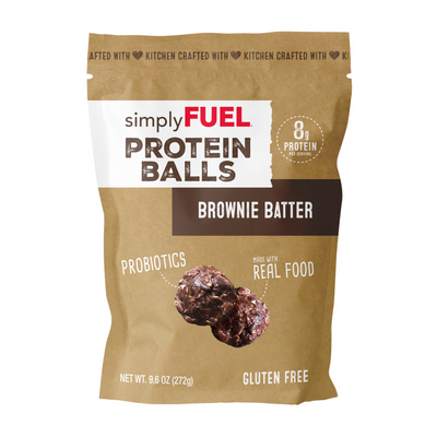 12-Pack simplyFUEL Brownie Batter Protein Balls