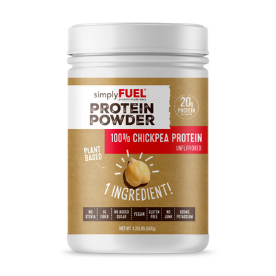 1-Ingredient Chickpea Protein Powder: 20g Protein!